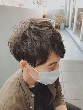 ミルクヘアー(MILK HAIR) メンズ*マッシュ*ナチュラルパーマ*【菊池 貢平】