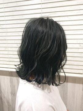 ビーチ ヘア メイク 綱島店(BEACH hair make) 切りっぱなし/ロングボブ/外ハネ/波巻き/うる艶髪