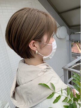 オーシャン(Ocean) [OCEAN Hair&Life藤原純] ハイトーンカラーショート☆