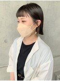 【BEAT S】切りっぱなしボブ/インナーカラー/オン眉/矢場町/栄