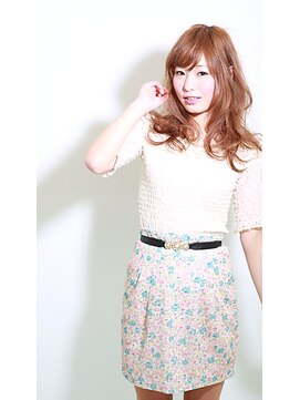 アディクト 東陽町西口(addict) アップルティー×レイヤー＿ロング＿ピンクベージュ［東陽町]