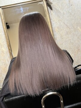 ファンド 千葉(fand) ラベンダーグレージュ/ブリーチカラー/髪質改善