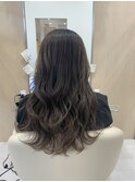 透明感グレージュ ☆ゆるふわセミロング☆