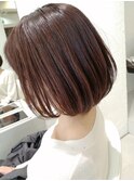 予防美容ケアカラー 大人ボブ