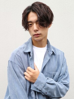 【カット￥3600】動きのあるスタイルが◎WAXでさっとまとまる自然なStyleもマンツーマンで仕上げてくれる