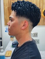 スウェル 船橋店(Swell)&nbsp;ハイライト/マッシュパーマ/ウルフ/波巻き/メンズ