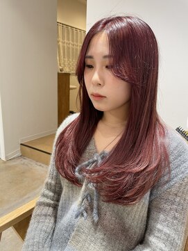 コレット 宇都宮(collet Gigi) 前髪/マチルダボブ/ピンクベージュ/インナーグレージュ/レイヤー