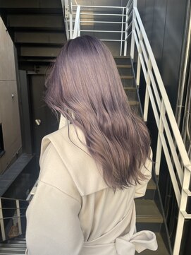 シオ ヘアー デザイン(Sio. hair design) 冬のハイトーンラベンダー