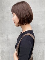 フーコー 朝日ヶ丘店(fuhcoh)&nbsp;ミニボブ×ベージュブラウン