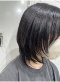 【ハッシュカット】たっぷりレイヤー韓国式ウルフ