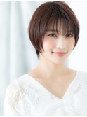 大人かっこいいニュアンスカラー髪質改善ショートb天王台