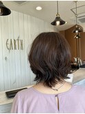 20代30代ナチュラルくびれボブ毛先パーマ艶感結べるボブ