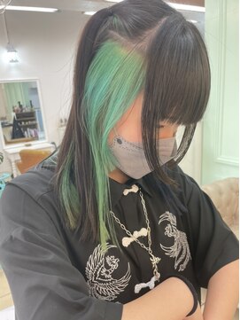 グラスペディア(graspedia) ペールグリーン【広島ハイトーン】【広島インナーカラー】