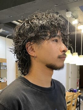 エムヘアー  下北沢(em hair) 韓国マッシュ/スペインカール/ブルーブラック