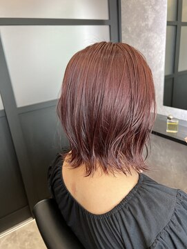 ピント 柏の葉キャンパス(Pint) チェリーピンク×レイヤーボブ