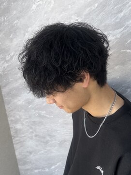 ルクス(Luxs) 【マッシュ×波巻きパーマ】