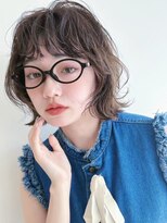 ホォレ 豊中店(fore)&nbsp;オリーブベージュショートミニボブグレージュブリーチレイヤー