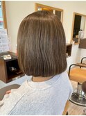 横須賀切りっぱなしボブウルフカット顔周りレイヤーカット