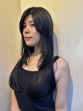 ペスカケイクリエイティブ(PESCA K-CREATIVE) 艶ブラック × 顔周りレイヤー