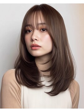 hum 立川【ハム】髪質改善・酸性ストレート・縮毛矯正 ココアベージュ/オリーブグレー/小顔/黒髪[立川/髪質改善]