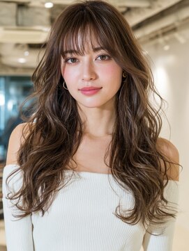 ★大人ベージュのゆるふわロング