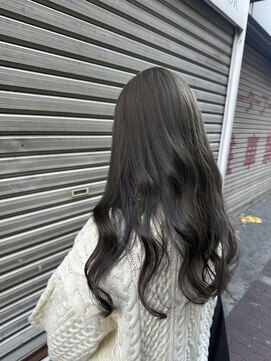 サラ(sara) 1ブリーチで仕上げるグレージュカラー！