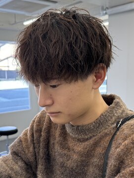 アンドメゾンオム(&Maison. homme) 波巻きパーマ/ツイストスパイラル/フェザーパーマ/ウルフ/加古川