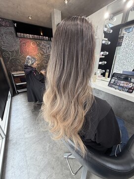 スパークスヘア(Sparks hair) グラデーション×ハイライト＝グラライト！名前だせぇけどいい色