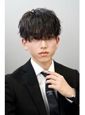 men'shair/波巻きツイストスパイラル/ニュアンスパーマ