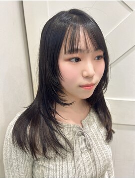 ウリ 横浜(uli) ロングシャギーウルフカット×髪質改善トリートメント