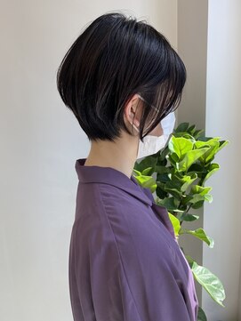 ジルブラン 錦糸町(JIL BLAN) 大人可愛い丸みショート×脱白髪染めハイライトオージュアTr