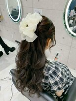 クラン 東心斎橋店(Clan)&nbsp;ハーフアップ/心斎橋ヘアセット