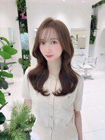 オーロ 西宮店(ORO)&nbsp;くびれレイヤースタイル ナチュラルブラウン
