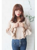パーマをかけたらおしゃれも私も女っぽいセミロング