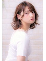 ソア 武蔵小杉(SOAR)&nbsp;毛先パーマネオウルフ小顔外ハネボブアッシュブラウン