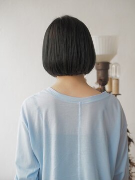 ヘアーループレル(Hair ruup Rell design works) ブルージュのミニボブ