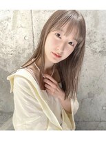 パーク(PAAQ) 【kana】ハイトーン×ストレートスタイリングで簡単こなれhairに