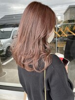 ナンバー(number+)&nbsp;20代30代40代ベージュ暖色系カラーセミロング透明感小顔