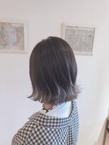 レム 山形2号店(REM) インナーカラー/アッシュグレー/ミディアムヘア