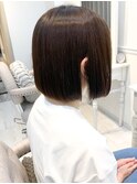 縮毛矯正 × ボブ
