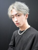【安掛HAIR】ハイトーンミディアムアップバング