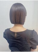 毛先重めボブ