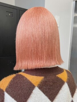 ベレーザシェルト(Beleza scelto) 2160外国人風カラーベイビーピンクカシスレッドオレンジボブ