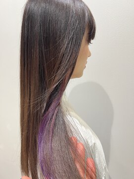 プラスイズム(PLUSISM) イヤリングラベンダーカラー