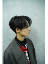 クロムトウキョウ ザ バーバー 新宿本店(CHROM TOKYO the Barber)&nbsp;"韓国風"リバースウェーブセンターパート　新宿/メンズカット