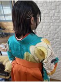 袴×ヘアアレンジ
