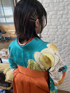 ザブックハンドサロン(The book hand salon) 袴×ヘアアレンジ