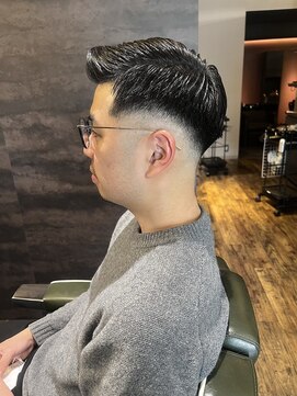 エクファフォーメン(EX-FA FOR MEN) メガネにも合う！！　サイドパート！！