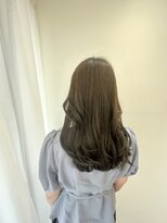 オレンジを抑えた！グレージュカラー