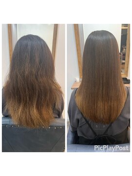 ミント 鳳(Mint.) 20代 30代 40代グレーベージュ アッシュカラー レイヤーロング